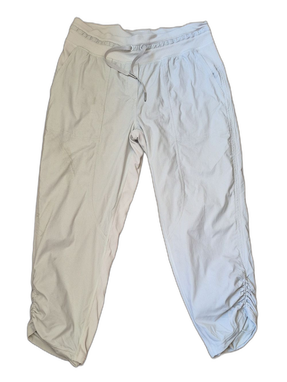 Lululemon Dance Studio Mid-Rise Crop Pants White Off White Size 8
